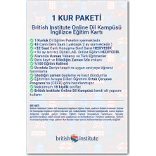 British Institute Genel İngilizce 1 Kur Eğitim Paketi