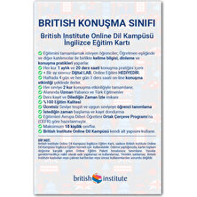 British Institute Genel İngilizce Konuşma Eğitimleri