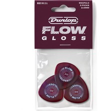 Jim Dunlop 550P2.0 Flow Gloss 3lü Pena
