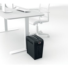 Rexel Secure X8-Sl Sessiz Çalışma - Fısıltı Modunda Çalışma Çapraz Kesim Evrak Imha Makinesi Siyah