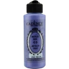 Cadence 209 Mor Metalik Sedefli Akrilik Boya 120 ml