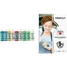 Permolit Multi - Surface Akrilik Hobi Boyası 120 ml 02137 - Açık Turkuaz