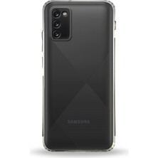 Kzy Samsung Galaxy A02S Tıpalı Kamera Korumalı Şeffaf Premier Kılıf