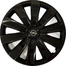 HMNL  opel  Combo 14'' Inç Piano Black  4lü Set Jant Kapağı Çelik Jant Görünümlü