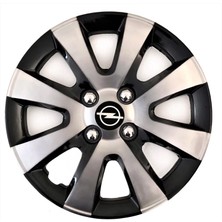HMNL  opel  Combo 14'' Inç Piano Black  4lü Set Jant Kapağı Çelik Jant Görünümlü