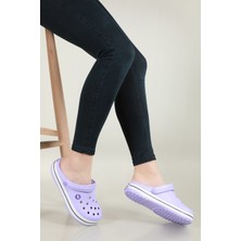 Sonimix Cross Modeli Lila Byz Mor Kadın Terlik 0079