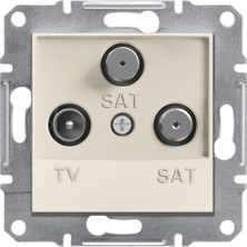 Schneider Asfora Krem Tv-Sat-Sat Prizi, Sonlu, Üçlü
