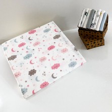 Baby of City %100 Pamuk Müslin Bezi Battaniyesi Bebek Battaniyesi Örtü 80x100