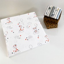 Baby of City %100 Pamuk Müslin Bezi Battaniyesi Bebek Battaniyesi Örtü 80x100