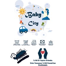 Baby of City %100 Pamuk Müslin Bezi Battaniyesi Bebek Battaniyesi Örtü 80x100