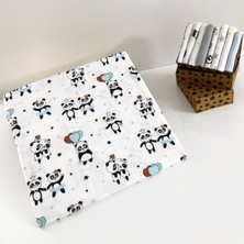 Baby of City %100 Pamuk Müslin Bezi Battaniyesi Bebek Battaniyesi Örtü 80x100