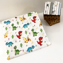 Baby of City %100 Pamuk Müslin Bezi Battaniyesi Bebek Battaniyesi Örtü 80x100