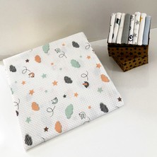 Baby of City %100 Pamuk Müslin Bezi Battaniyesi Bebek Battaniyesi Örtü 80x100