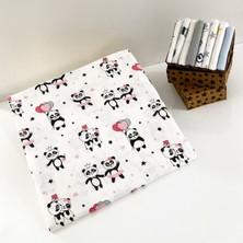 Baby of City %100 Pamuk Müslin Bezi Battaniyesi Bebek Battaniyesi Örtü 80x100