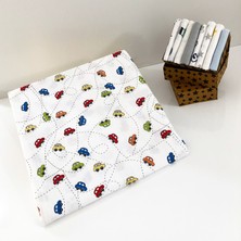 Baby of City %100 Pamuk Müslin Bezi Battaniyesi Bebek Battaniyesi Örtü 80x100