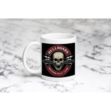 Pazariz Ağızında Gidon Olan Kuru Kafa  Kupa Bardak