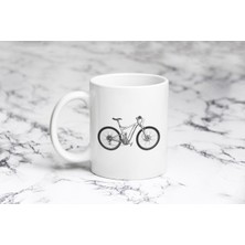 Pazariz Bisiklet Karakalem  Kupa Bardak