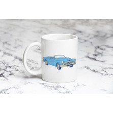 Pazariz Mavi Eski Araba Kupa Bardak