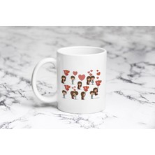 Pazariz Balonlu Sevgililer  Kupa Bardak