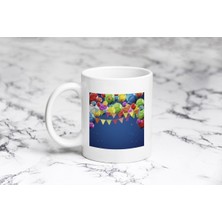 Pazariz Iyi Ki Doğdun Yazı Yazılacak Balon Kupa Bardak