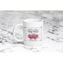 Pazariz Sarılan Kalpler Kupa Bardak