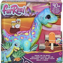 Hasbro Furreal Snackin' Sam The Bronto Interaktif Animatronik Peluş Oyuncak