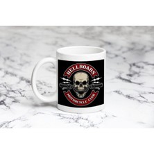 Pazariz Ağızında Gidon Olan Kuru Kafa  Kupa Bardak