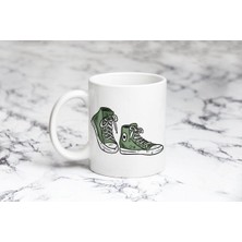 Pazariz Yeşil Converse Larry Bird_kupa Bardak Kişiye Özel