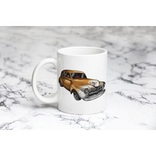 Pazariz Sulu Boya Eski Araba Kupa Bardak Kişiye Özel