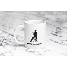 Pazariz I Love Jazz Kupa Bardak Kişiye Özel
