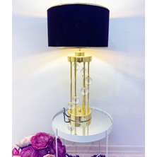 Modi Lighting S-Dizayn Kristalli Masa Lambası Gold MD-CLK016-GD