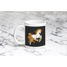 Pazariz Unicorn Altın Kupa Bardak Kişiye Özel