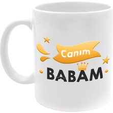 Vegagiftshop Canım Babam Baskılı Kupa & Arpa Kesim Tesbih Hediye Seti