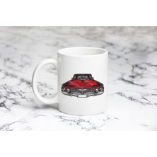 Pazariz Kırmızı Şekil Araç  Kupa Bardak