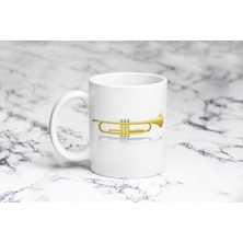 Pazariz Sapsarı Trompet Kupa Bardak Kişiye Özel