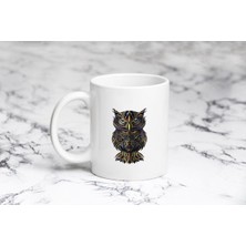 Pazariz Baykuş Kupa Bardak Kişiye Özel