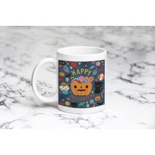 Hallowen Renki Kupa Bardak