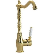 Pazariz Bronz  Rustik Mutfak - Banyo / Eviye  Bataryası Sıcak Soğuk Çift Su Girişli Musluk