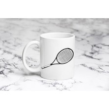 Pazariz Tenis Raketi Kara Kalem  Kupa Bardak