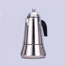 Weather Forecast Paslanmaz Çelik Ocak Üstü 6 Cup Fincan Moka Pot Espresso CIN321-6