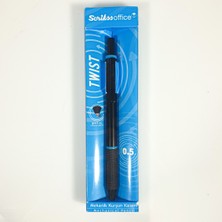 Scrikss Twist 0.5 mm Siyah-Mavi Versatil Kalem