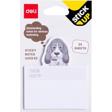 Deli Sticky Notes 25 Sayfa Yapışkanlı Not Kağıdı 75 x 84 mm A559 02