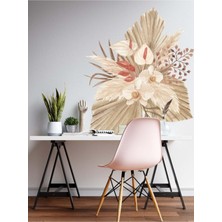 Kt Grup Boho Yapraklar Pastel Duvar Sticker