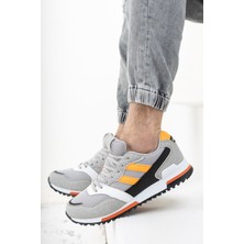 Riccon Gri Turuncu Sneaker 0012863