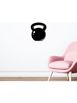 Bk Gift Gym Tasarımlı Ahşap Duvar Süsü-5