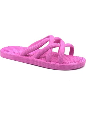Gezer Kadın Pembe Yazlık Plaj Havuz Deniz Terliği 12494