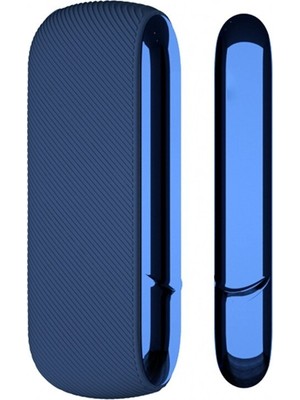 Zigver Iqos Kılıf 3.0 ve Yan Kapak Mavi Renk
