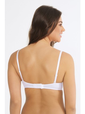 Nurteks Double Beyaz Sütyen 1490