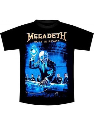 Orijin Megadeth Tişört-Rust In Peace