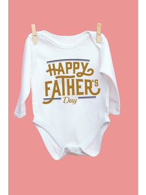 Limon Happy Father Desenli Uzun Kol Body